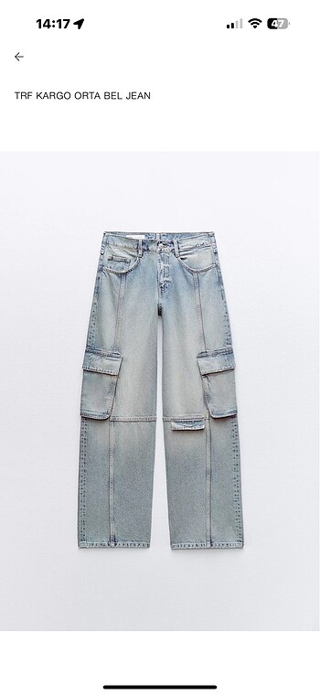 Zara kot pantolon