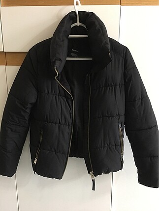 Bershka Siyah Mont