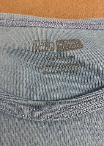 Mavi Erkek Bebek Kolsuz Body - Görsel 2