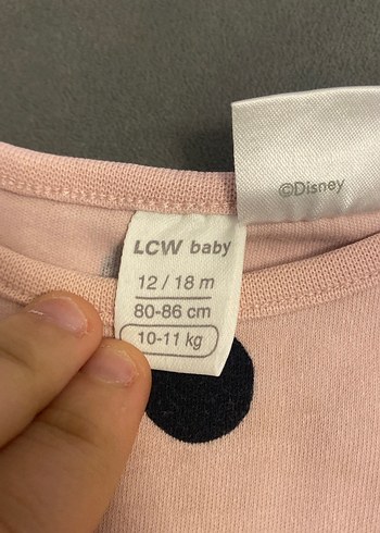 Kız Çocuk Uzun Kollu Pembe Baskılı Tişört - Görsel 2