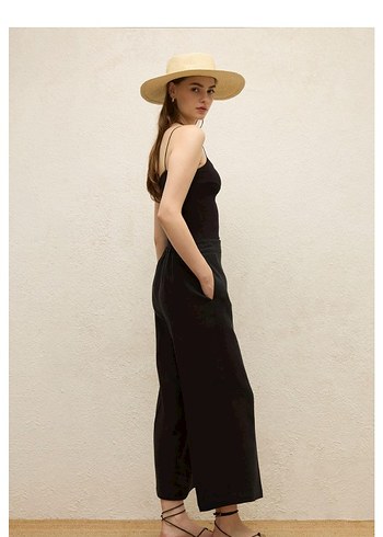 Manuka Ütü izli Keten pantolon - Görsel 5