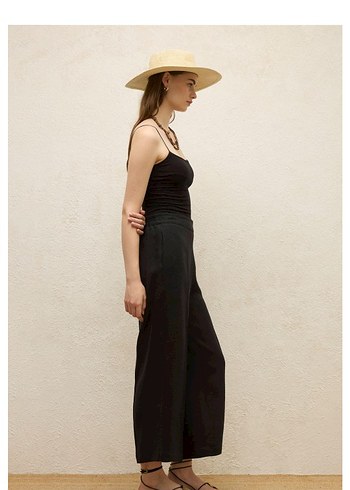 Manuka Ütü izli Keten pantolon - Görsel 4