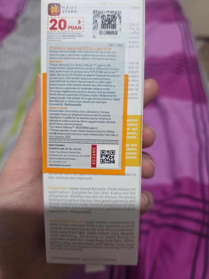 Bioderma Photoderm Aquafluide SPF 50+ 40ml - Görsel 3