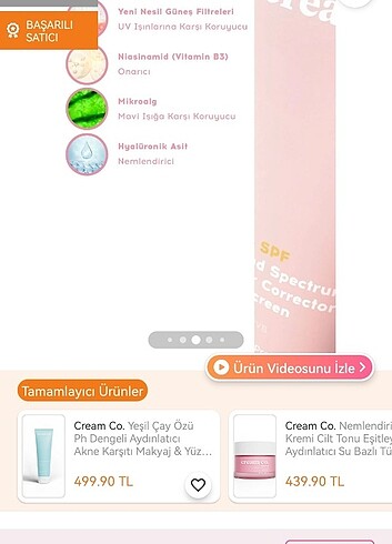 Beden Cream Co güneş kremi