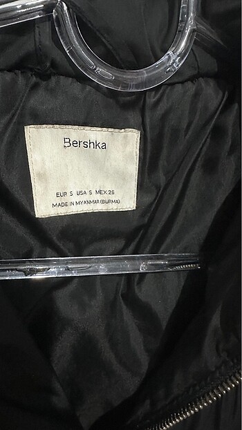 s Beden siyah Renk Şişme mont