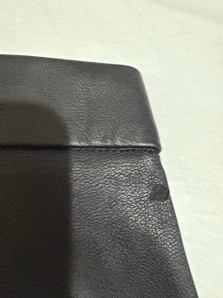 Siyah Deri Pantalon - Görsel 4