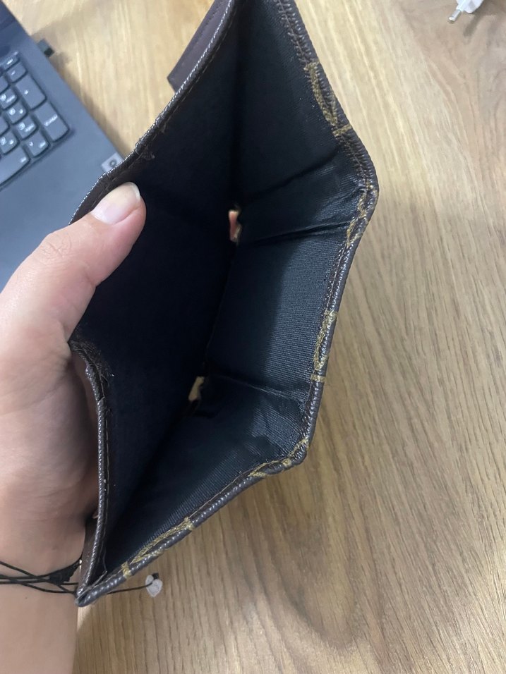 Kahverengi Deri Kadın Cüzdan - Görsel 3