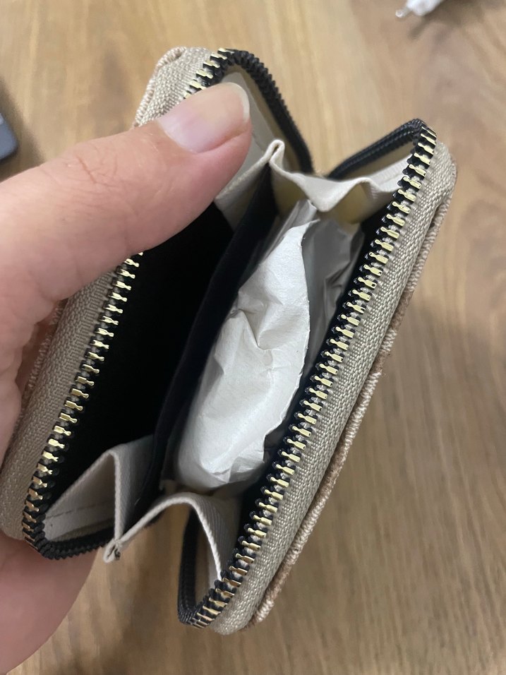 Desenli Kahverengi Kadın Cüzdan - Görsel 2