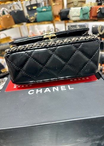 CHANEL DERİ SİYAH ÇANTA - Görsel 3