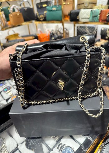 CHANEL DERİ SİYAH ÇANTA - Görsel 4