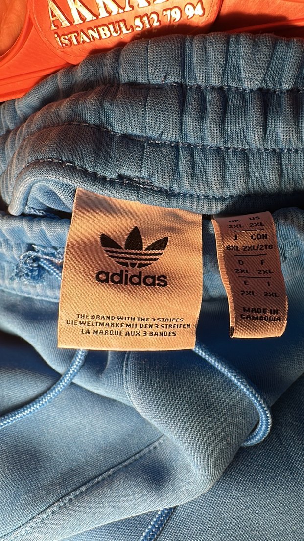 Adidas Erkek eşofman altı XXL Mavi - Görsel 5