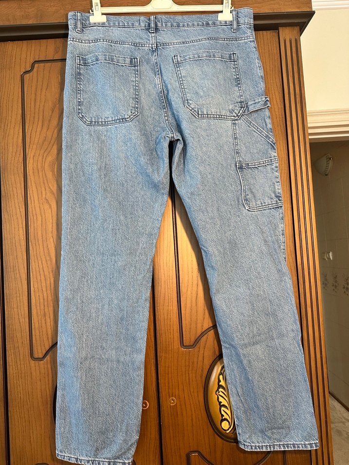 Erkek Mavi Kot Pantolon W34 L33 - Görsel 2