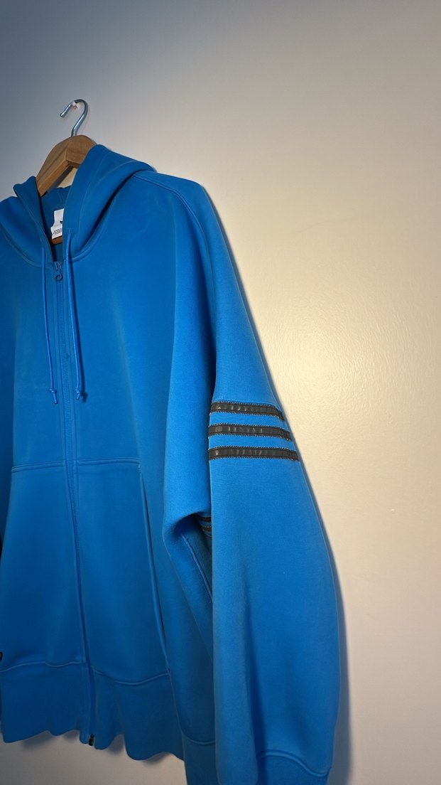 Adidas Kapüşonlu Sweatshirt XL Mavi - Görsel 3