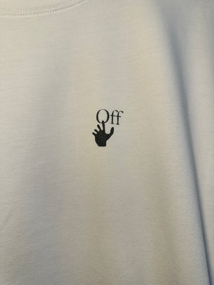 Off-White Beyaz Tişört XXL - Görsel 2
