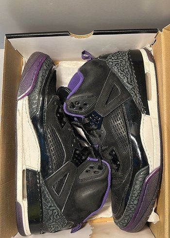 Nike jordan spizike court purple ayakkabı 48.5 - Görsel 5