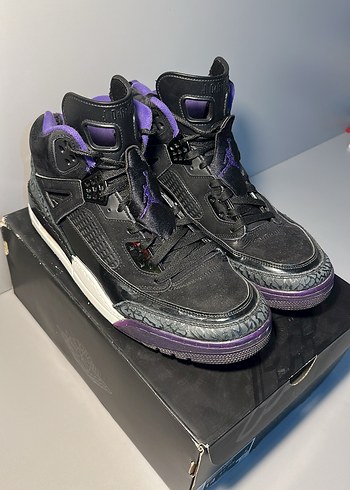 Nike jordan spizike court purple ayakkabı 48.5 - Görsel 3