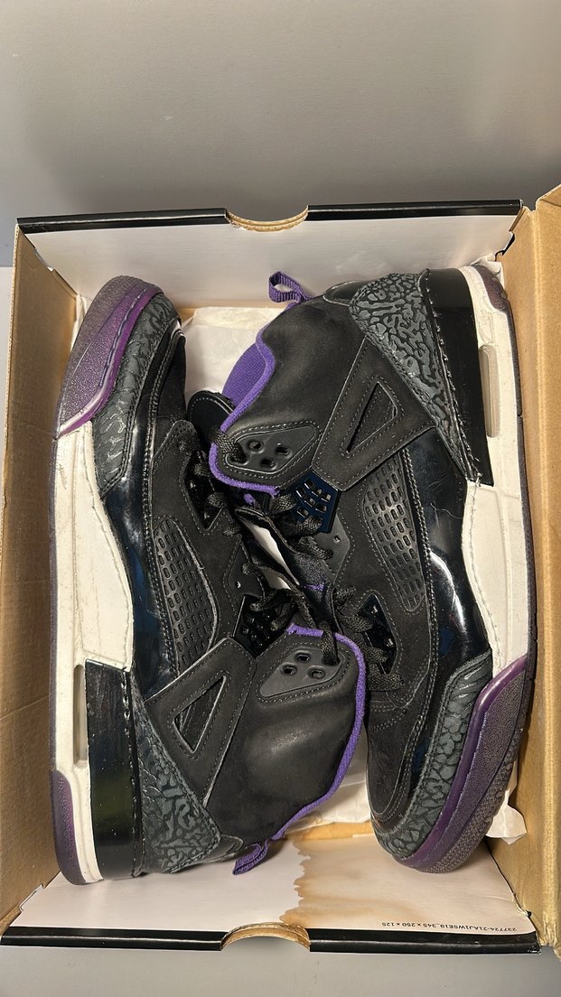 Nike jordan spizike court purple ayakkabı 48.5 - Görsel 5