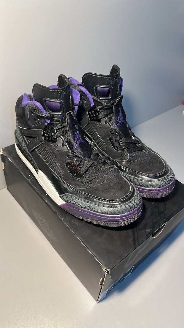 Nike jordan spizike court purple ayakkabı 48.5 - Görsel 3