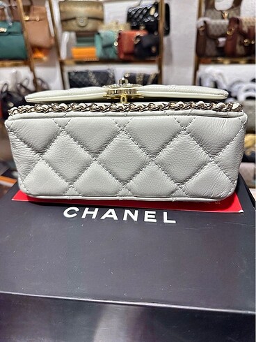 Beden beyaz Renk Chanel beyaz çanta