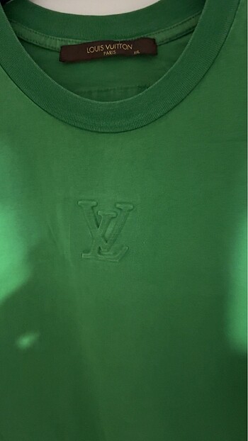 Louis Vuitton Louis Vuitton Erkek Yeşil Tshirt XXL