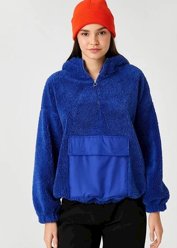koton peluş sweatshirt