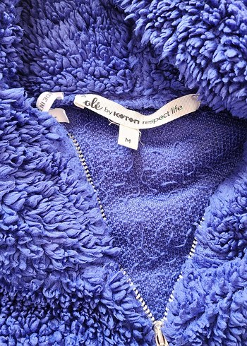 m Beden koton peluş sweatshirt
