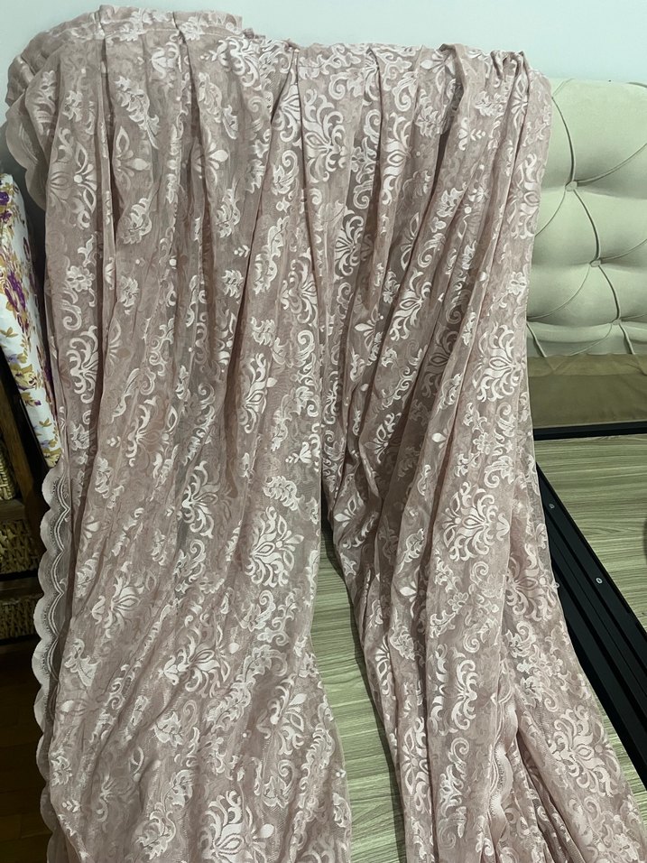 Bej Nakışlı Bohem Perde - Görsel 2