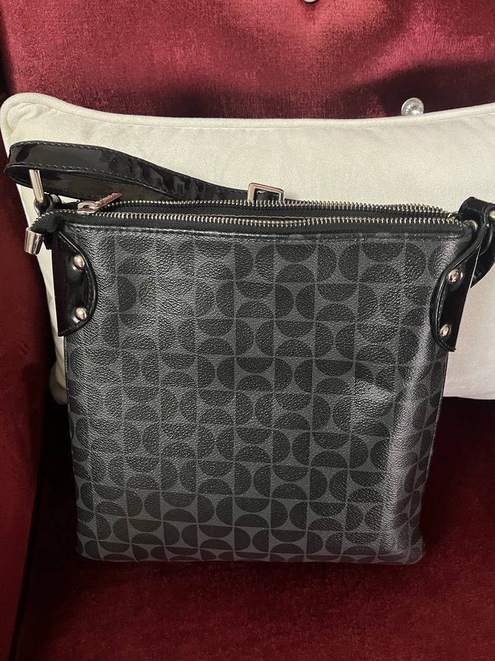 Matraş Deri Desenli Kadın askılı Çanta - Görsel 4