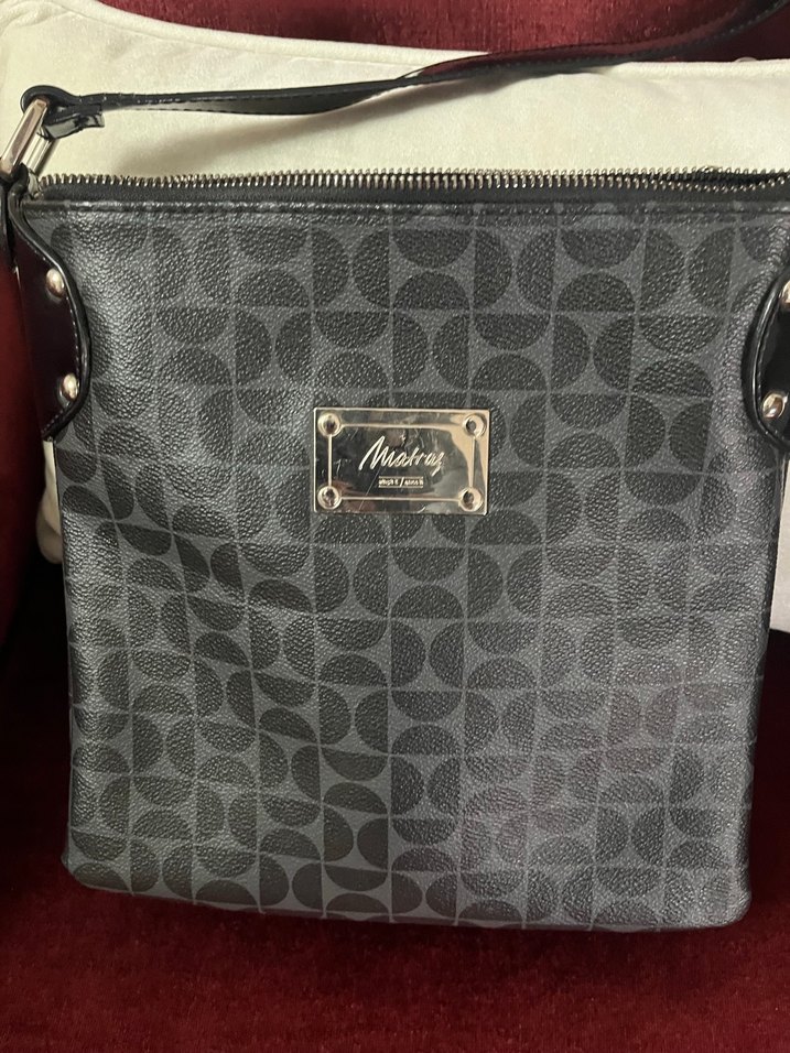 Matraş Deri Desenli Kadın askılı Çanta - Görsel 2