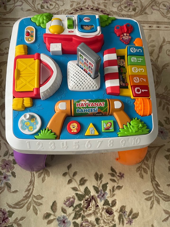 Fisher Price Renkli Çok Fonksiyonlu aktivite masası - Görsel 4