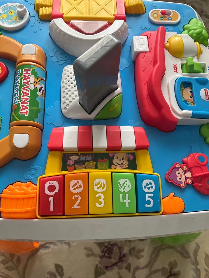 Fisher Price Renkli Çok Fonksiyonlu aktivite masası - Görsel 3