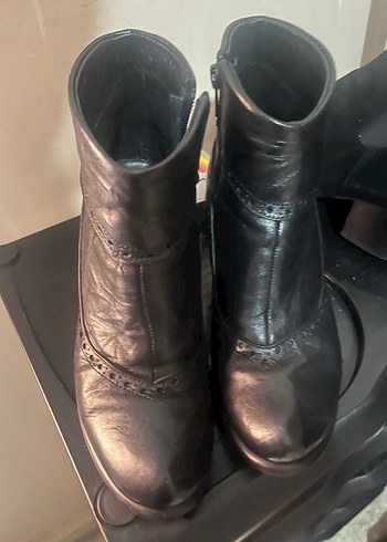 Kemal Tanca hakiki deri bot bootie - Görsel 2