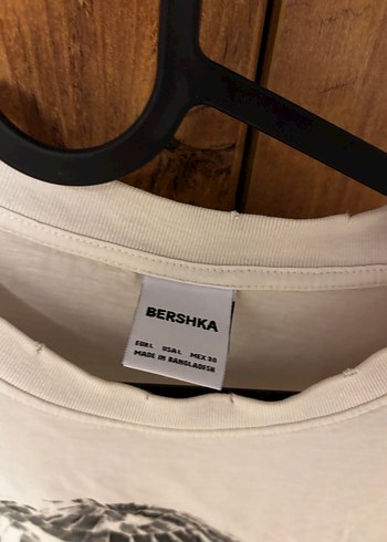 Beyaz Baskılı Kadın Kısa Kollu Tişört - Görsel 2