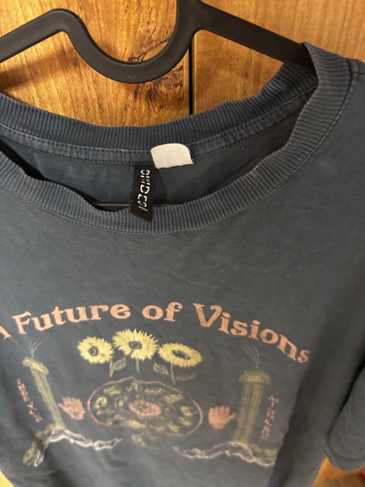 Baskılı Kadın Bohem Tişört - Görsel 2