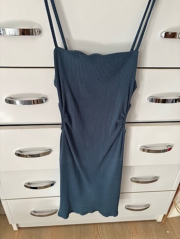 Pull and Bear Mavi pull and bear elbise