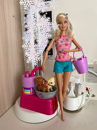 barbie köpek banyosu