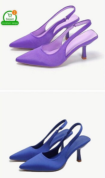 38 Beden mavi Renk Kadın Düz Renk Stiletto