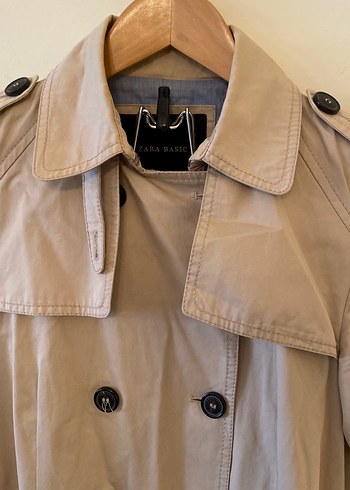 Bej Midi Kemerli Kadın Trençkot - Görsel 2