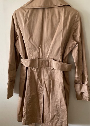 Bej Kadın Midi Trençkot - Görsel 2