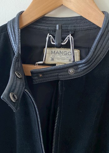 Siyah Kadın Deri&Süet Deri Ceket - Görsel 5