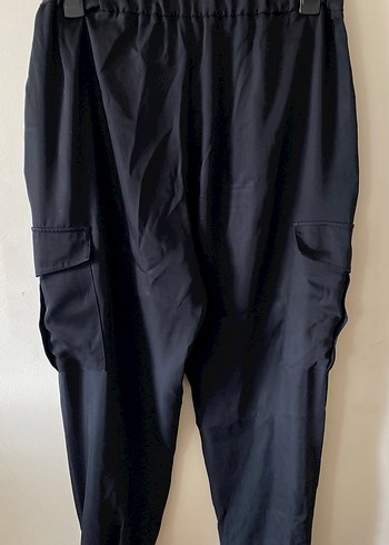 Siyah Rahat Kesim Kadın Pantolon - Görsel 2