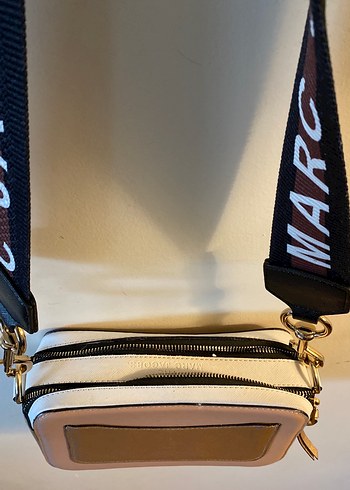 Bej Deri Kadın Omuz Çantası - Görsel 6