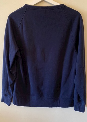 GAP Kadın Mavi Denim Sweatshirt - Görsel 3