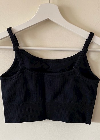 Siyah Askılı Spor Üst - Görsel 2