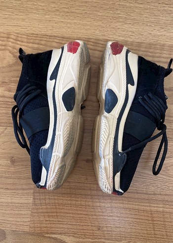 Siyah Kadın Kalın Tabanlı Spor Ayakkabı - Görsel 2