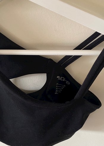 Tek Omuzlu Siyah Spor Sütyeni - Görsel 3