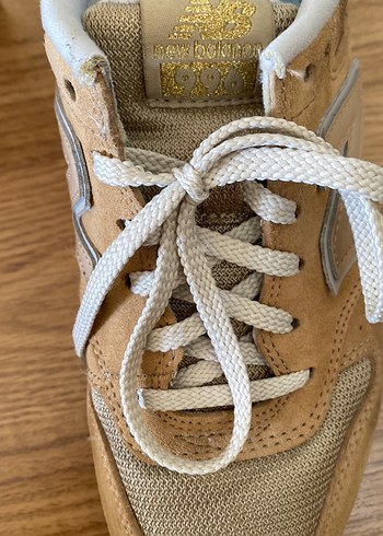 Bej Süet Kadın Spor Ayakkabı - Görsel 6