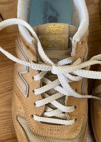 Bej Süet Kadın Spor Ayakkabı - Görsel 5