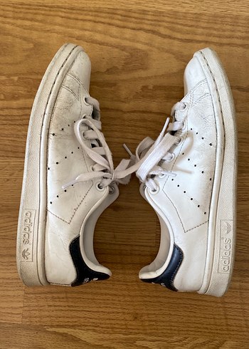 Beyaz Adidas Bağcıklı Kadın Spor Ayakkabısı - Görsel 5