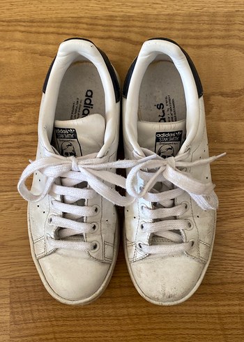 Beyaz Adidas Bağcıklı Kadın Spor Ayakkabısı - Görsel 2